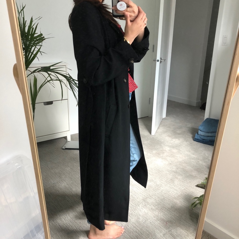Zara Cool Drapey Jacket midnight/black
